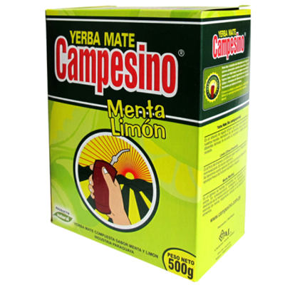 Mate tea Campesino menta-citrom 500g
